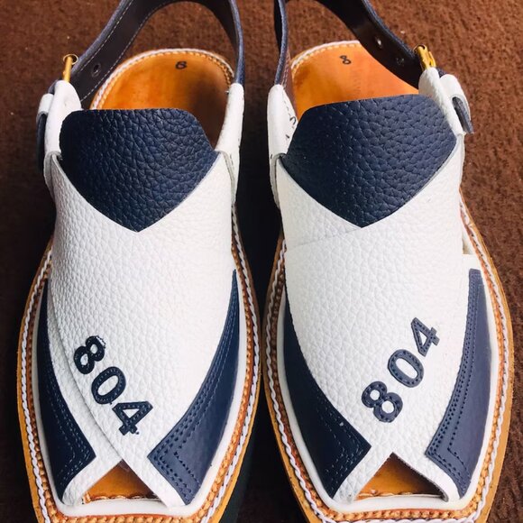 Handmade Kaptaan Chappal: Peshawari Leather Sandals, Traditional Style - Picture 11 of 11